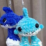 Акулёнок Тралалело Тралала бесплатная схема амигуруми