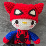 Кошка-герой бесплатная схема амигуруми