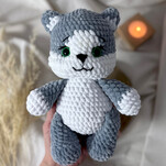 Кот Барсик бесплатная схема амигуруми