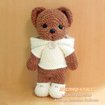 Плюшевый мишка бесплатная схема амигуруми
