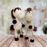 Просто конь бесплатная схема амигуруми