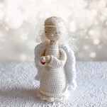 Рождественский ангел бесплатная схема амигуруми