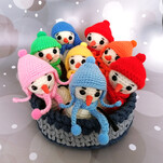 Снеговик бесплатная схема амигуруми