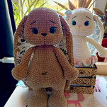 Весенний зайка бесплатная схема амигуруми